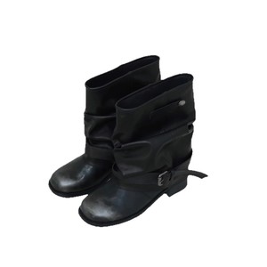 Botas de montar vaqueras de media pantorrilla para mujer, estilo vintage, con tacón grueso, para invierno 2025 - Product Image 5