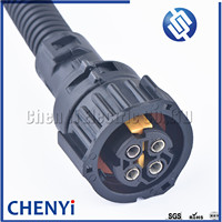 Connecteur étanche auto femelle à 4 broches Capteur d'oxygène Harnais Plug pbt gf30 Plug 1-968968-1 1-1813099-1 967325-1
