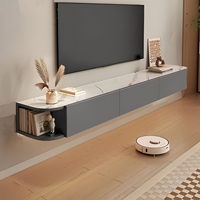 Meuble TV moderne en bois écologique et durable pour hôtel et usage domestique, avec support mural pour salon