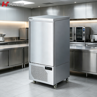 Congélateur automatique haute performance 15 plateaux vertical à refroidissement par air -40°C en acier inoxydable pour boulangerie, fruits de mer et cuisine centralisée