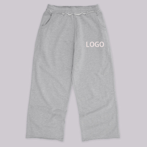 Joggers décontractés unisexe personnalisés de haute qualité en coton épais et élasthanne, respirants, imprimés DTG, style vintage, coupe ample et large - Product Image 2