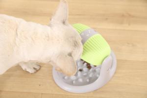 Sağlık diyet gıda dispenseri ayarlanabilir yükseklik <span class=keywords><strong>Pet</strong></span> yavaş besleyici interaktif köpek kedi IQ eğitim kase oyuncaklar - Product Image 5
