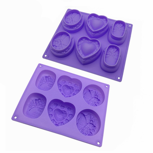 BPA Free 3D Flower Shaped <b>Soap</b> Candy Silicone <b>Molds</b> - Product Image 1