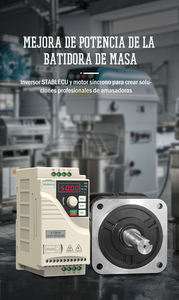 Mezcladora de harina elegante, convertidor de frecuencia de 220 V, suministro de 0,75 kW, controlador de motor, repuesto inverso - Product Image 3