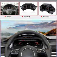 Nouveau tableau de bord numérique LCD Linux DaoLuTong 12,3 pouces pour Audi A6L A7 2012-2018