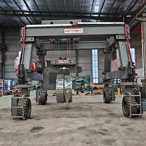 Grúa Pórtico sobre Neumáticos de Alta Movilidad para Manipulación de Bobinas de Acero de 10 y 20 Toneladas con Gancho en C - Product Image 1