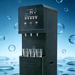 Purificateur d'eau personnalisable pour hôtel et maison, avec osmose inverse et filtration UF, distributeur d'eau chaude et froide 3-en-1 - Product Image 1
