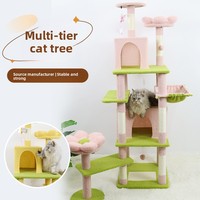 Nouvelle structure d'escalade murale pour chat, grande taille, gain de place, à usage domestique, plateforme de saut, disponible en trois couleurs