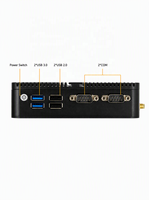 Mini PC industriel sans ventilateur EVUC N100, Intel Celeron, double RTL8111H Gigabit LAN, 2*RS232 COM, support Watchdog, ordinateur embarqué
