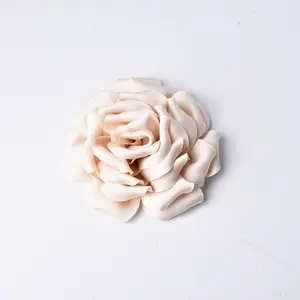 Hot Selling 15cm Multi-Petal Rose Shaped Handmade Silk Jewelry Brooch DIY For Fashion In Europe And America