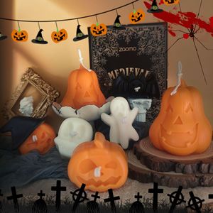 Bougies parfumées d'Halloween Citrouille Fantôme Chauve-Souris Crâne Design Décoration de Fête Créative Cadeau Souvenir - Product Image 2