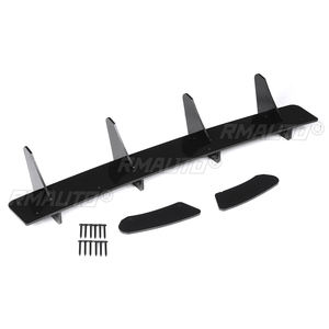 High Quality <b>Car</b> Rear Bumper <b>Diffuser</b> & Rear Side Splitters Spoiler Lip <b>for</b> Volkswagen <b>for</b> Golf MK7 GTI MK 7.5 R MK7 R MK6 R - Product Image 3