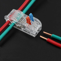 Connecteur de câblage électrique sans dénudage, raccord rapide pour câbles, bornier de câblage non destructif sans casser le câble