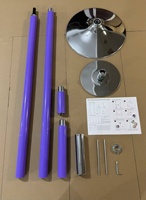Barre de pole dance professionnelle pour la maison, barre de pole dance statique et rotative, barre de pole dance pour débutants
