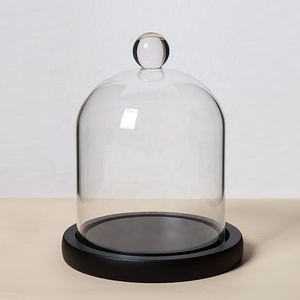 Dôme de présentation en verre soufflé à la main avec couvercle / Mini cloche en verre / Cloche en verre pour cadeaux et rangement - Product Image 4
