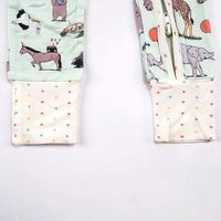 Combinaison de nuit avec fermeture éclair barboteuse babi bio bambin barboteuse combinaison bébé fermeture éclair sleepsuit bambou bébé vêtements bambou infantile onesie