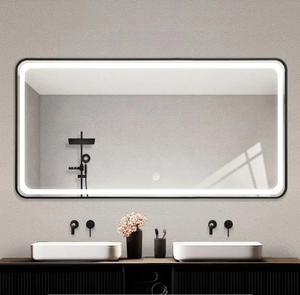 Custom Irregular Shape Professional <b>Bathroom</b> Cabinets <b>Mirror</b> <b>LED</b> <b>Lighting</b> Smart <b>Bathroom</b> Hotel Art <b>Mirror</b> Wall <b>Led</b> <b>Mirror</b> - Product Image 3