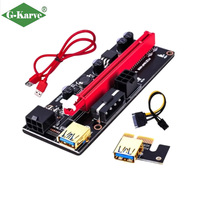 PCI-E Graphics Card Extension Cable Copper 009S Adapter PCIE 1X to 16X Riser Converter with TPE Jacket for Data Transmission