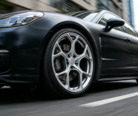BEST WHEEL Nouvelle jante 17x9 7.5J/8.5J 112mm PCD ET30 en aluminium poli moulé, multi-rayons, pour retrofit/amélioration, garantie 5 ans, lot de 4