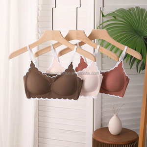 Soutien-Gorge Rembourré Sans Armature, Anti-Affaissement et Sans Couture, Confort Optimal, Bretelles en <span class=keywords><strong>Fil</strong></span>, Haut pour Femme - Vente en Gros - Product Image 1