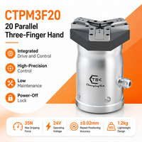 Mano Robótica Programable de Tres Dedos CTPM3F20 para Carga, Descarga y Manipulación de Materiales en Máquinas Automatizadas