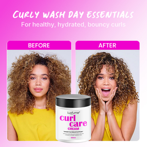 Crème définissante pour boucles, crème coiffante pour cheveux bouclés, marque privée, hydratante, dompte les frisottis, ajoute de la brillance, activateur de boucles - Product Image 5