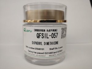 Huile de silicone phénylique QIFU de fabrication chinoise, DIPHENYL DIMETHICONE CAS 68083-14-7, pureté 100%, agent auxiliaire chimique à usage cosmétique - Product Image 1
