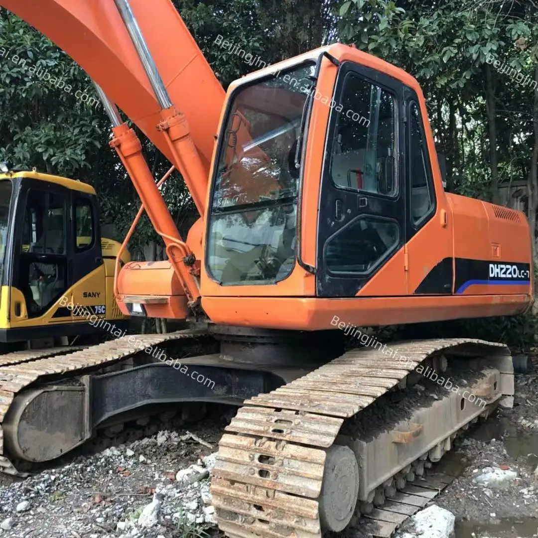 Cheap Used construction machinery DOOSAN DH220LC-7 Secondhand machinery Used Hydraulic crawler excavator with cheap price