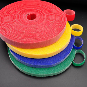 2m 5m 10m Reusable <strong>Hook</strong> <strong>and</strong> <strong>Loop</strong> Cable Ties Roll Tie Down Straps Nylon Double-Sided Strap Multi-Purpose Wrap Fasteners - Product Image 4