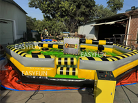 Parcours d'obstacles gonflable personnalisé EASYFUN Meltdown Wipeout pour la location