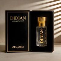 Botol Parfum Mini Arab dan Kotak Hadiah Kosong dengan Cetak UV Logo Kustom Bentuk Oktagon untuk Kemasan Minyak Atar Esensial 1ml 3ml 6ml 12ml