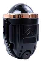 Phare antibrouillard LED bicolore pour moto, projecteur, feux de route et de croisement, mini phare de conduite pour moto, éclairage LED