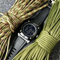 Montre numérique de sport tactique de luxe rétro résistante aux chocs avec affichage de la date et du jour de la semaine pour homme et garçon, cadeau, étanche