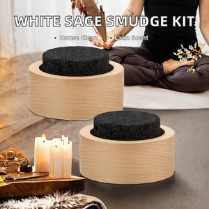 Paquete de Varitas de Salvia Blanca y Palo Santo, Naturales, Espirituales, Curativas, de Madera, Aromaterapia sin Aroma para la Purificación del Hogar y la Relajación - Product Image 2