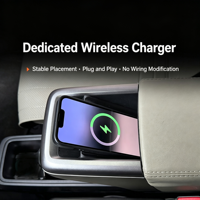 15W Kabelloses Autoladegerät für Chery ICAR V23 2025 Schnelles Ladepad Telefonhalter Konsolenorganizer Innenraum-Zubehör