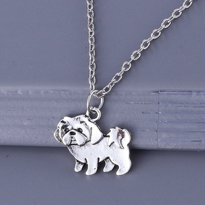 <span class=keywords><strong>Collier</strong></span> Pendentif <span class=keywords><strong>Chihuahua</strong></span> Mignon Style Antique en Alliage de Zinc Plaqué Argent Vieilli, <span class=keywords><strong>Collier</strong></span> Ras du Cou Bohème pour Femme et Homme, Bijou Anniversaire - Product Image 4