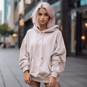 Wholesale <strong>900</strong> <strong>Gsm</strong> <strong>Hoodie</strong> Brown Custom Heavy Weight No String Hoodies <strong>Thick</strong> Unisex Oversized Fleece <strong>Hoodie</strong> Men - Product Image 6