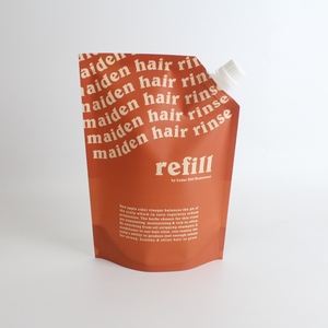 500ml 1L OEM Amostra Personalizada Plástico Laminado Folha De Alumínio Refil Embalagem Stand up com Bocal Pouch Skincare Máscara De Cabelo <span class=keywords><strong>Shampoo</strong></span> - Product Image 4