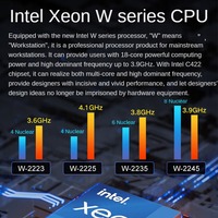 En stock, station de travail graphique de bureau Lenovo ThinkStation P520C, processeur Intel Xeon série W, ordinateur PC pour l'apprentissage profond de l'IA
