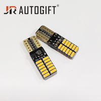 Bombillas LED T10 194 W5W para Auto, 12-24V, Luces de Estacionamiento, 5W5 Canbus, Sin Polaridad, T10 4014 24SMD, para Camiones y Automóviles