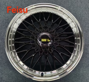 Jante en alliage pour voiture de tourisme personnalisée en aluminium argenté Rs <span class=keywords><strong>RF</strong></span> jantes en alliage pour voiture au design classique du marché de l'euro - Product Image 3