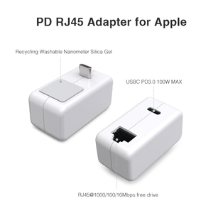 Probador de Cable acoplador Rj45, adaptador Ethernet <span class=keywords><strong>Usb</strong></span> Gigabit Pd 100W, carga rápida para <span class=keywords><strong>MacBook</strong></span> iPad <span class=keywords><strong>Pro</strong></span>, adaptador de cargador de conector Rj45 - Product Image 5