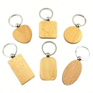 Llavero de Madera con Grabado Láser y Logotipo Personalizado, Regalo Empresarial, Souvenir, Regalo Promocional al por Mayor, Cadena para Llaves - Product Image 1