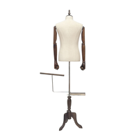 Mannequin de haute qualité, blanc, demi-corps, homme, marque DE-LIANG, métal uni, tissu, sans tête, fibre de verre, support pour chaussures, grande taille