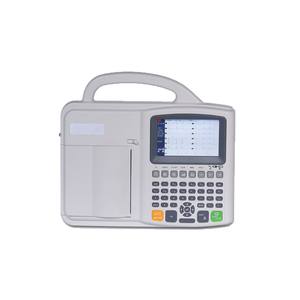 Électrocardiographe portable 6 pistes Mk Ecg6 avec batterie intégrée, certifié CE, pour la surveillance de la fréquence cardiaque de tout le corps - Product Image 4