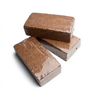 Bloque de turba para cultivo de plantas con alta retención de agua, sustrato de fibra de coco - Product Image 1