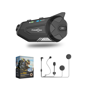 Intercomunicador <span class=keywords><strong>Bluetooth</strong></span> para Motocicleta R1 Pro FreedConn con Grabador, Compatible con Tarjeta de Memoria de 256G y Cámara de 2K para Motocicletas - Product Image 1