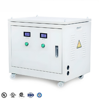 Transformateur d'isolement triphasé 120V vers 240V, 10 kVA, 20 kVA, 30 kVA, 50/60 Hz, pour alimentation industrielle.