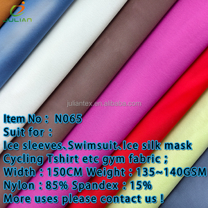 Rouleaux de tissu de maillot de bain extensible en soie glacée, vente en gros, en nylon et élasthanne, respirant, <span class=keywords><strong>blanc</strong></span>, <span class=keywords><strong>anti</strong></span>-<span class=keywords><strong>UV</strong></span>, protection solaire, pour soutiens-gorge, maillots de bain et robes, OEM - Product Image 5