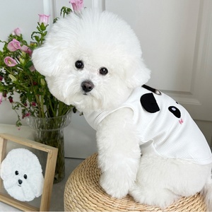 Gilet estivo in cotone per <span class=keywords><strong>cani</strong></span> <span class=keywords><strong>di</strong></span> grandi dimensioni carino modello solido abbigliamento poomanian barboncino orsacchiotto Bichon Schnauzer <span class=keywords><strong>piccola</strong></span> <span class=keywords><strong>razza</strong></span> canini - Product Image 2